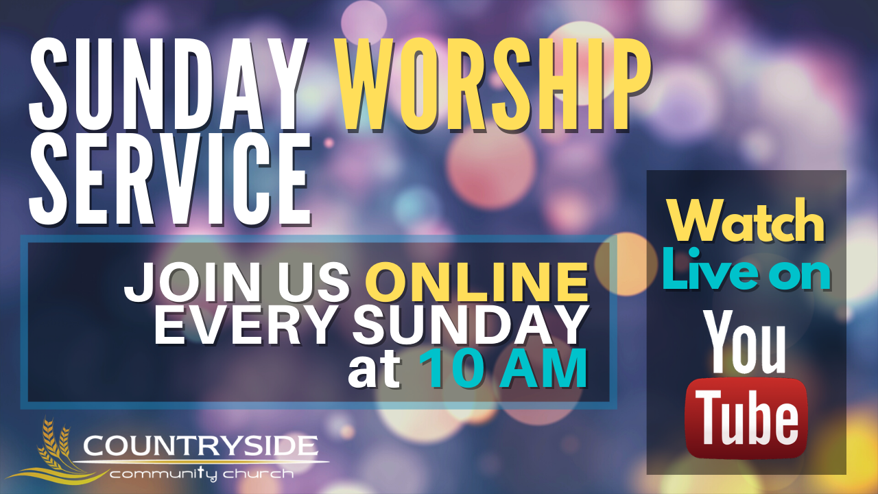 Join Us Online every Sunday at 10am