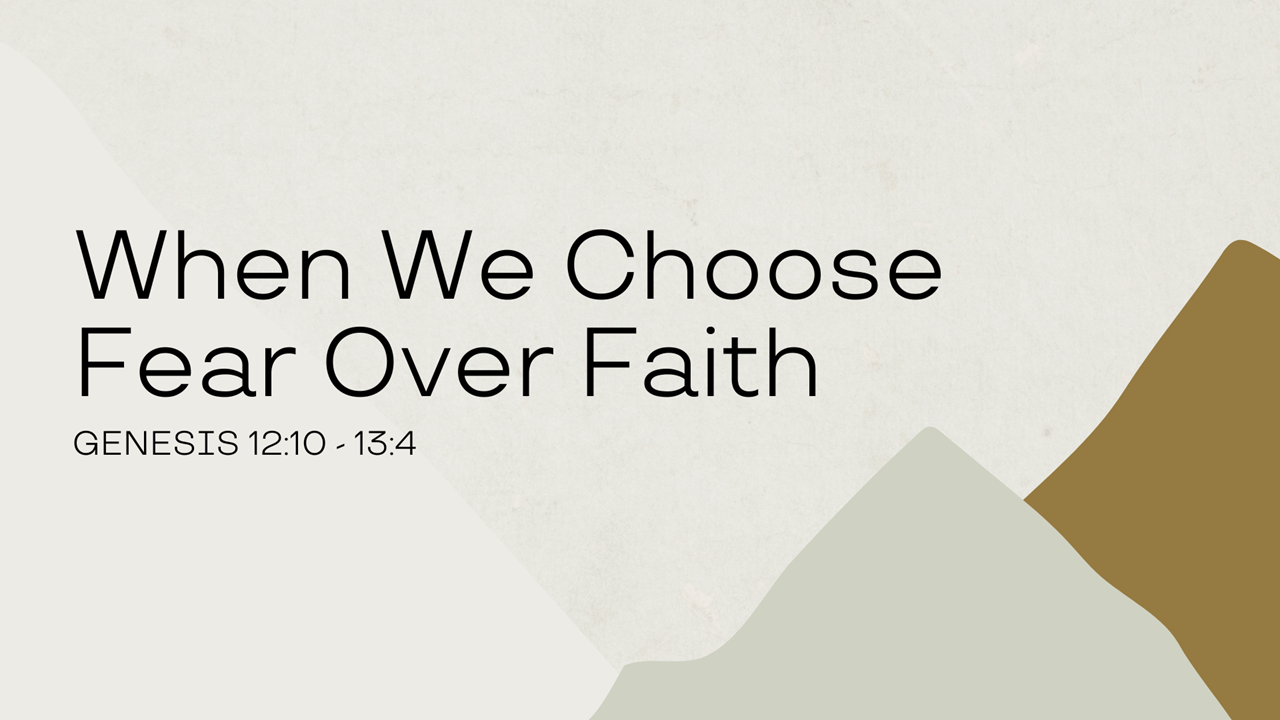 Guest Speaker: When We Choose Fear Over Faith